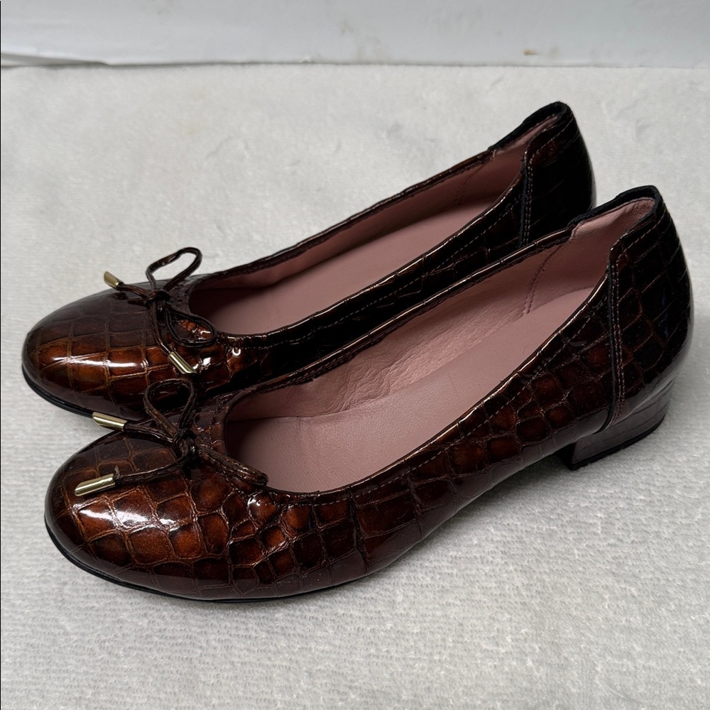 Sabrinas Brown‎ Alligator Pumps Size 40 or US 9.5-10